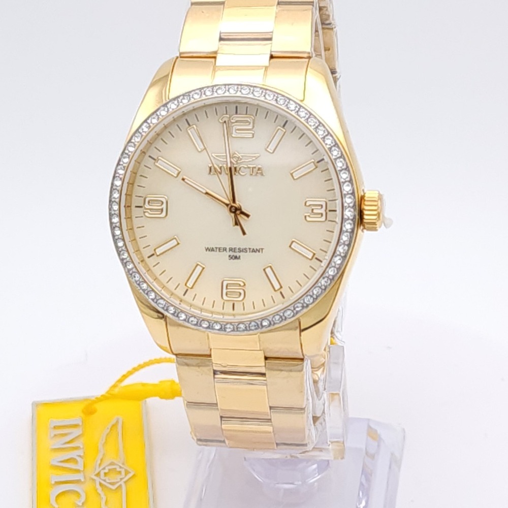 Invicta Specialty Gold MOP Dial Watch 38mm - Picture 17 of 17